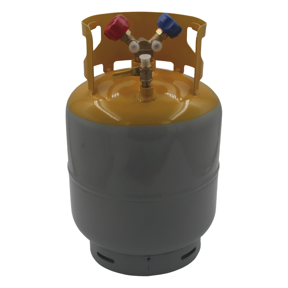 Cilindro/Tanque portátil 30 Libras / para contenido de refrigerante / Aires Acondicionados / Refrigeración / Climatización Automotriz.