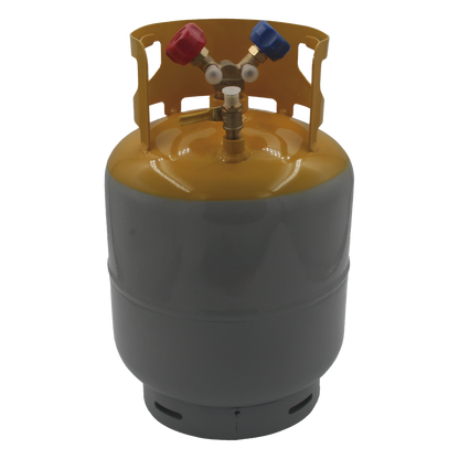 Cilindro/Tanque portátil 30 Libras / para contenido de refrigerante / Aires Acondicionados / Refrigeración / Climatización Automotriz.