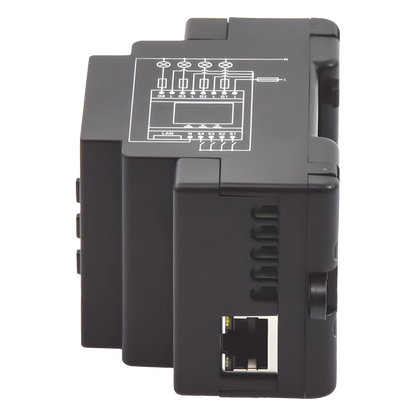 Relevador 40A inalámbrico WIFI y Ethernet / 4 canales inteligentes / 10A por canal, 110-230 V /montaje riel DIN