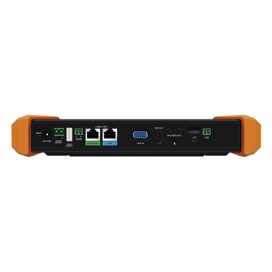 Tester Profesional Multifunción | Pantalla Táctil 7" | Láser Integrado | Cámara Integrada | Prueba IP/HD Coaxial | 4K/8K | H.265/H.265 | ONVIF | WiFi