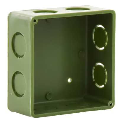 Caja Cuadrada de 1/2" para Instalaciones de PVC Conduit Pesado.