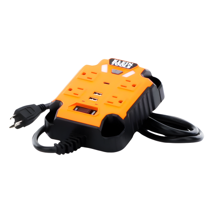 Multicontacto Powerbox 1, con 4 Salidas 120 Vca, 2 USB-A / 1 USB-C, Luces LED Integradas y Soporte Magnético