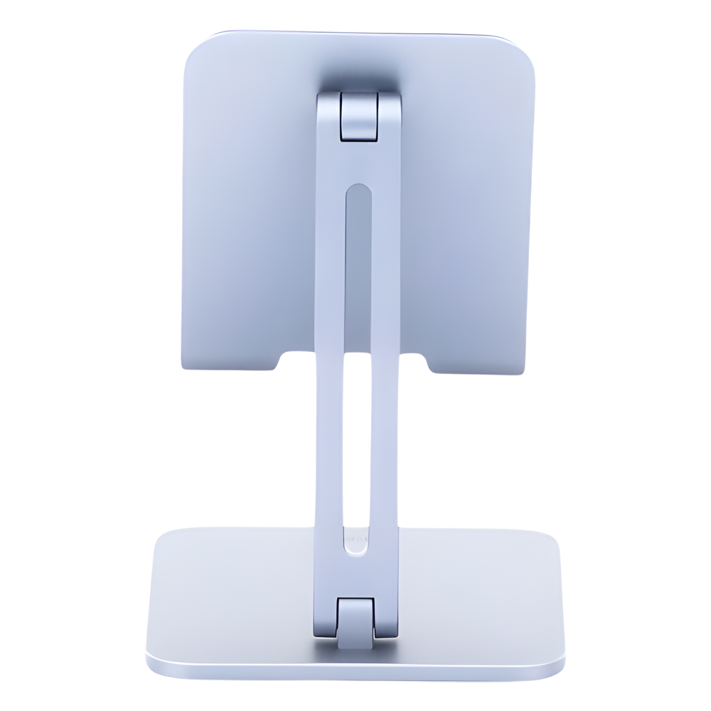 Soporte de Aluminio para IPad & Tablet | Plegable |Angulo Ajustable de 180° y 270° | Base Antideslizante | Protección de Silicona | Amplia