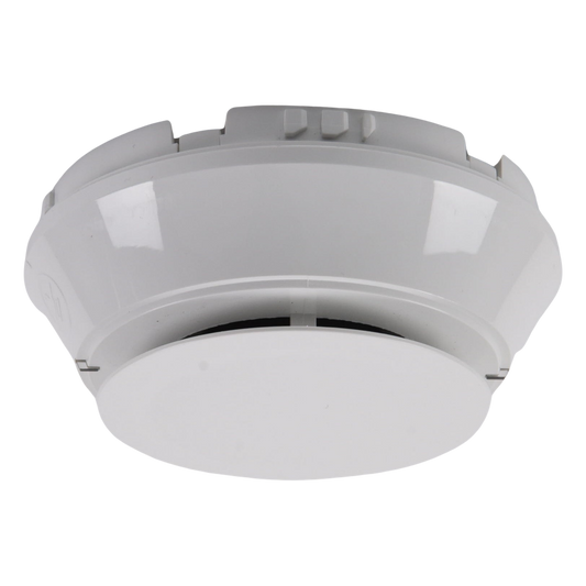 Detector de humo fotoeléctrico direccionable FlashScan, sensibilidad preajustada 1.5%, para lazo SLC de 2 hilos, color blanco