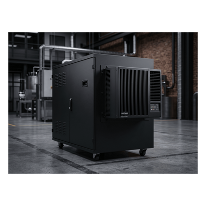 Aire Acondicionado Compacto Para Exterior, Uso en Gabinetes de Telecomunicaciones de Grado Industrial, Frío T20, 2000 BTU, 115 Vca, de Acero, Color