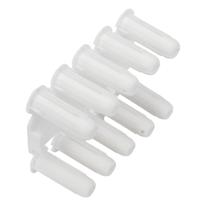 Taquete blanco 3/16" para tornillo 8mm x 3/4" (100pzs) (1101-01100)