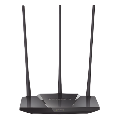 Router N de alta potencia 300 Mbps / 1 Puerto WAN 10/100 / 3 Puertos LAN 10/100 / Chip PA (potencia transmisión 2x) / 3 Antenas de 7 dBi