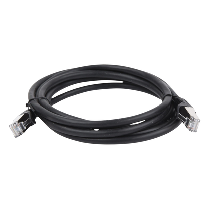 Cable de Parcheo FTP Cat6 - 2.0 Metros (6.56 Pies) - Negro