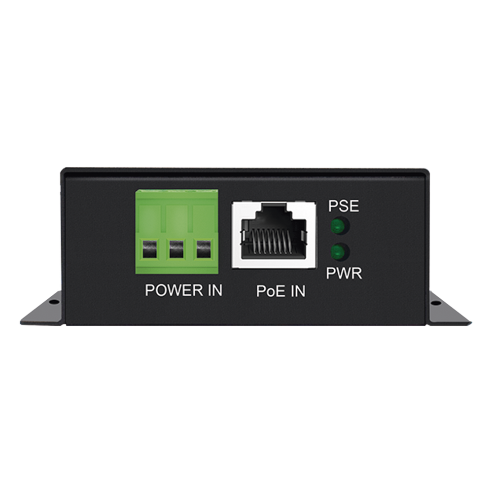 Convertidor PoE Industrial / Entrada PoE 802.3 af/at / Salida PoE pasivo 24V / Conexión plug and play / Alcance de hasta 100 metros / Ideales para