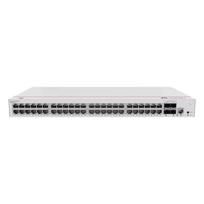 Switch de Distribución/Core Gigabit Administrable Capa 3 / 48 puertos 10/100/1000 Mbps / 4 Puertos 10GE SFP+ Uplink / ERPS / Rutas Estáticas / iStack