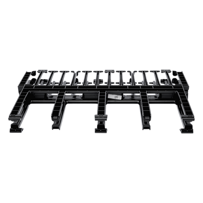 Organizador de Cables Horizontal NetManager de Alta Densidad, Doble (Frontal y Posterior), Para Rack de 19in, 1UR, Color Negro