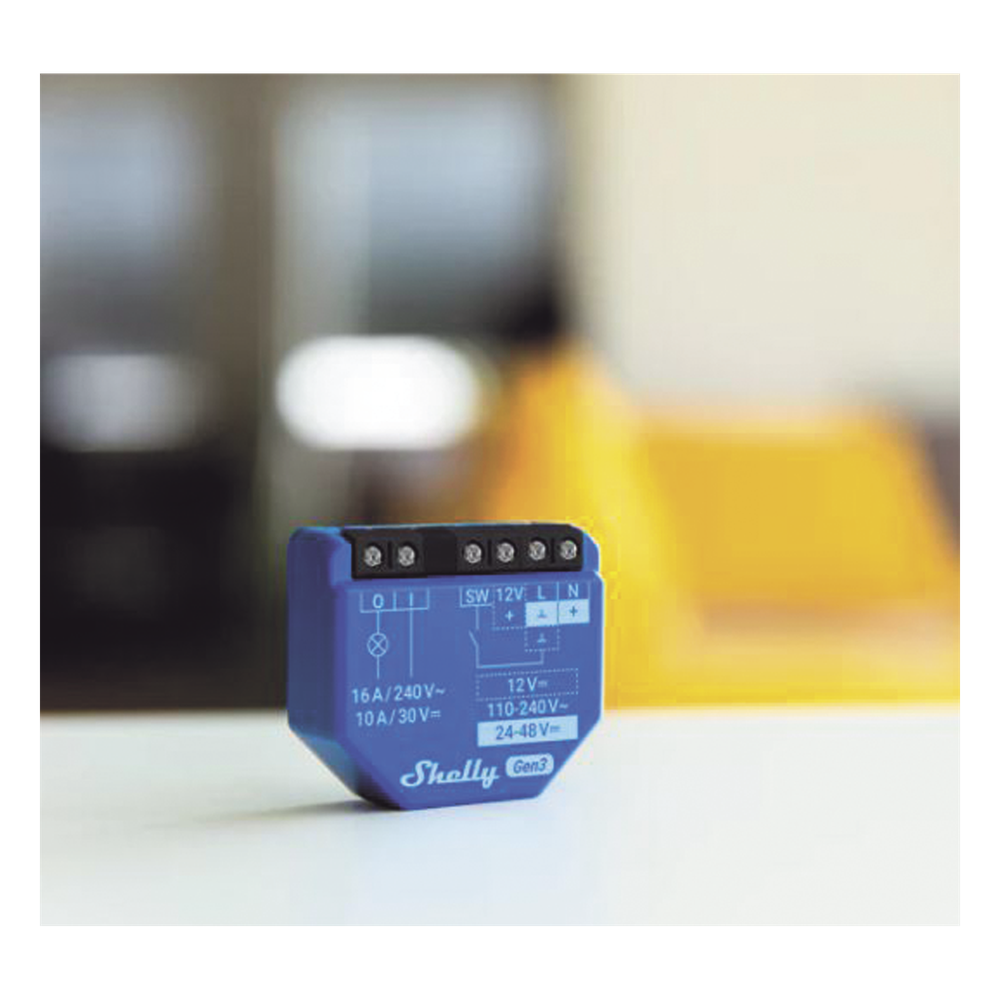 Relevador inalámbrico inteligente 16A, 110-230 V, 1 salida de contacto seco, compatible con asistente de voz Alexa, Google Home
