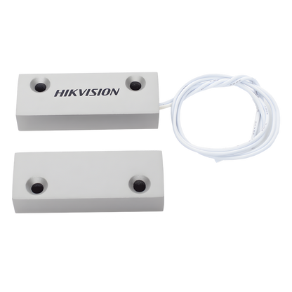 Contacto Magnético Metálico Cableado / Puertas y Ventanas / Gap 3.5 cm / Normalmente Cerrado / Hikvision