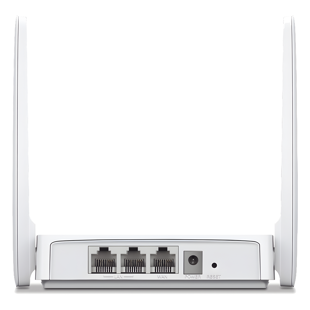 Router Inalámbrico N / 2.4 GHz de 300 Mbps / 1 Puerto WAN 10/100 Mbps / 2 Puertos LAN 10/100 Mbps / 2 antenas de 5 dBi / Compatible con IPV6 e IPTV