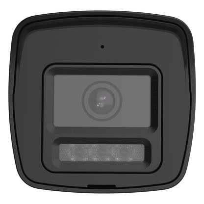 [Audio Bidireccional + Sirena & Estrobo + Dual Light + ColorVu] Bala TURBOHD 4K (8 Megapixel) / Lente 2.8 mm / 30 mts IR EXIR + 20 mts Luz Blanca