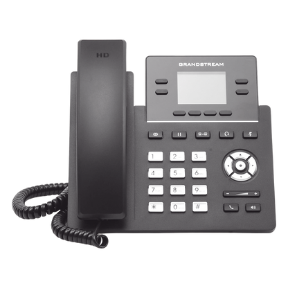 Teléfono IP Grado Operador, 4 líneas SIP, pantalla a color 2.4", PoE, codec Opus, IPV4/IPV6 con gestión en la nube GDMS