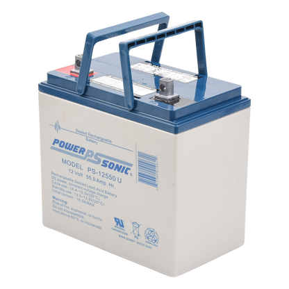 Batería 12V, 55AH, Para Respaldo, Tecnologías AGM/VRLA, 5 Años Vida Útil, Terminales U, Reconocida UL