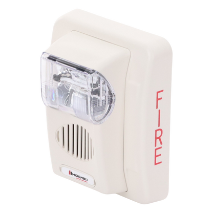 Sirena Estrobo, 24 Vcd, Multi-Candela 15 hasta 110 cd, Montaje En Pared, Color Blanco, Serie HEC3 (0500-06030)