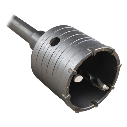 Broca Pasamuros SDS, Sacabocado para Concreto de 65mm con Extensión de 220mm