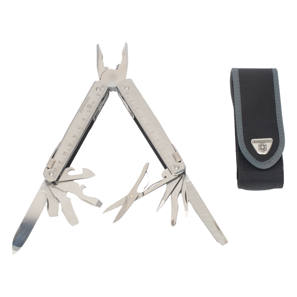 Navaja Victorinox Multiherramienta SwissTool X con 26 Funciones. Incluye Funda de Nylon