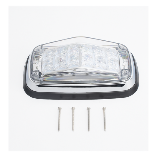 Luz de advertencia 8 X 4", Color Rojo / Claro, IP67, SAE, Ideal para Ambulancias