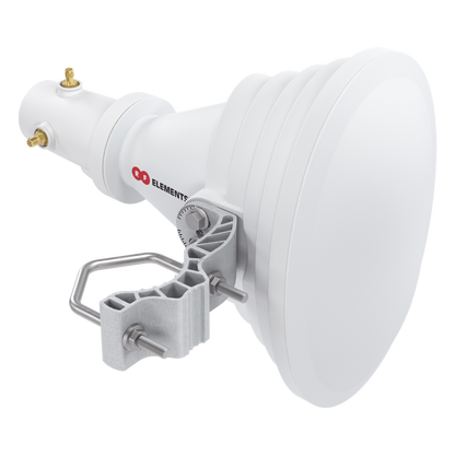 Antena Sectorial Asimétrica Starter Horn de 45º, 5150 - 5950 MHz, ganancia de 17 dBi, conexión directa con radios IS-5AC, PS-5AC y IS-M5, conexión