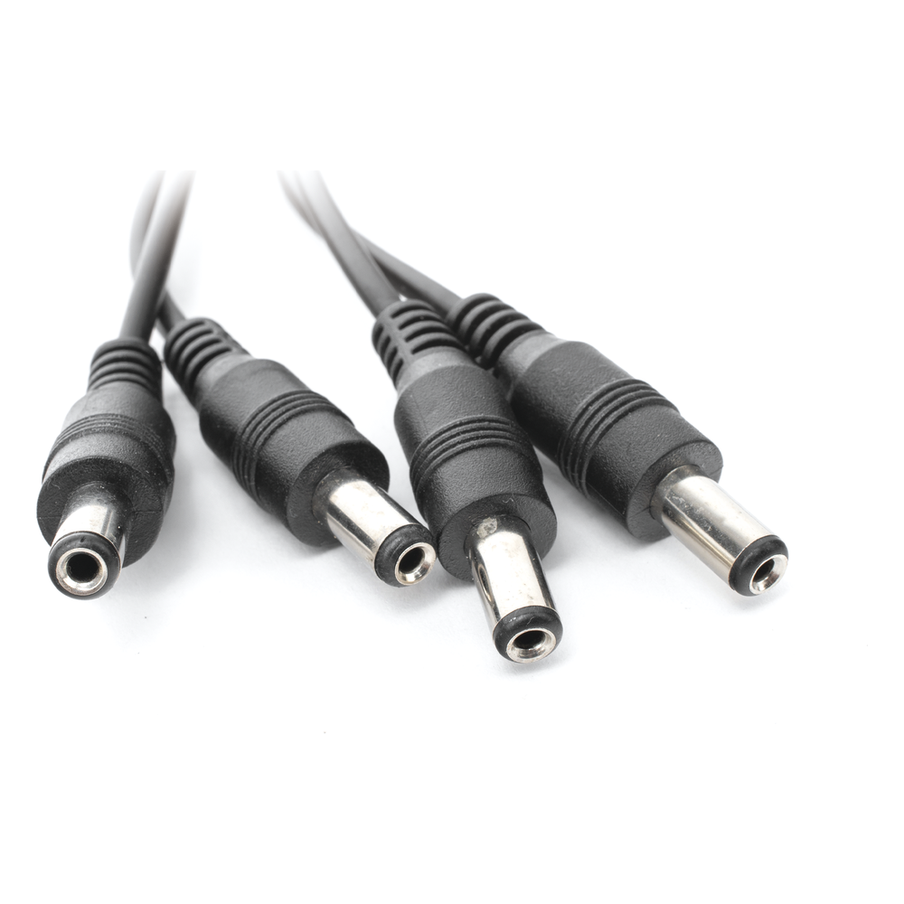 Cable con Conector Jack Hembra de 3.5 mm con 4 Salidas de Jack Macho (Divisor de Energía) / Tipo Pulpo / 4 Conectores Macho / 1 Conector Hembra