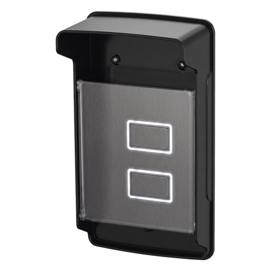 Carcasa Protectora Universal Color Negro con Tapadera de Acrílico / Medidas 245 × 143 × 83 mm / Compatible con Múltiples Modelos de Control de Acceso