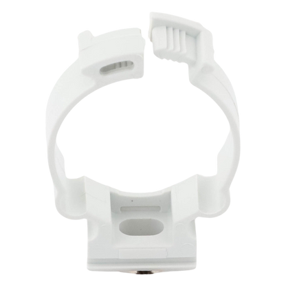 Soporte de collar (Abrazadera), PVC Auto-extinguible, cerrado para tubería de 32 mm