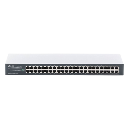 Switch no administrable de 48 puertos 10/100 Mbps para montaje en rack