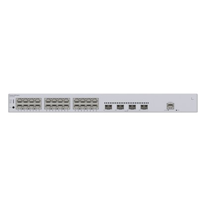 Switch de Distribución/Core Gigabit Administrable Capa 3 / 24 puertos 10/100/1000 Mbps / 4 Puertos 10GE SFP+ Uplink / ERPS / Rutas Estáticas / iStack
