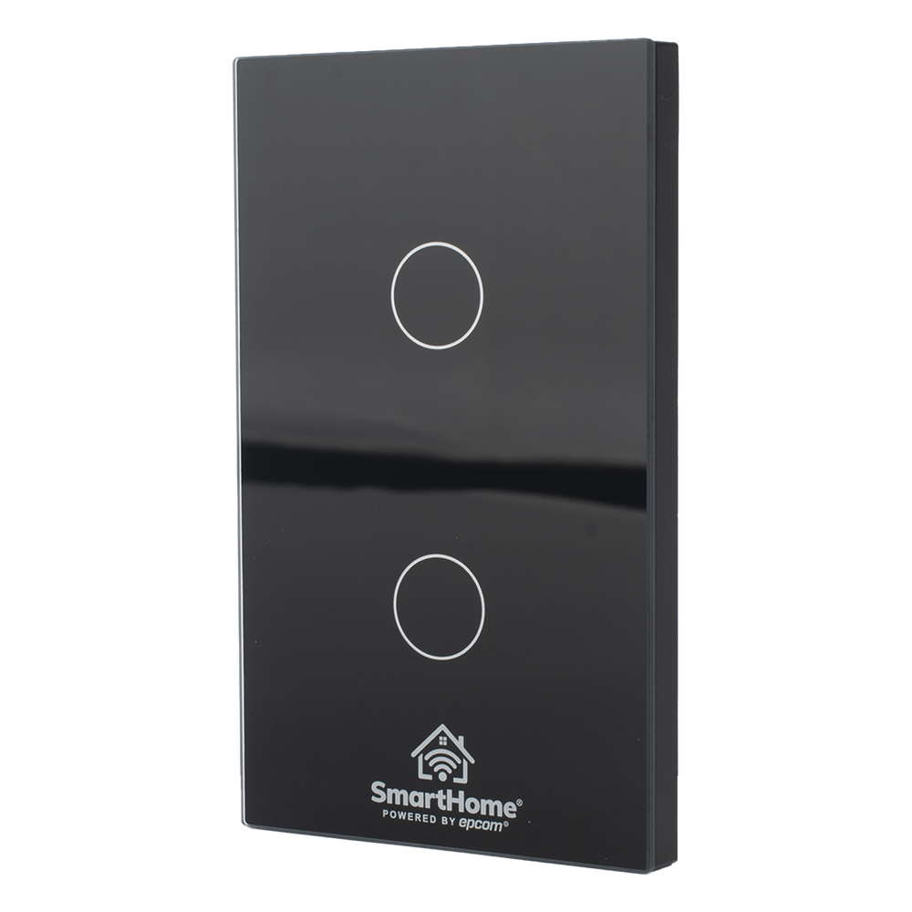 (ZigBee) Apagador switch inalámbrico ZigBee, control de 2 regresos de carga, 110V