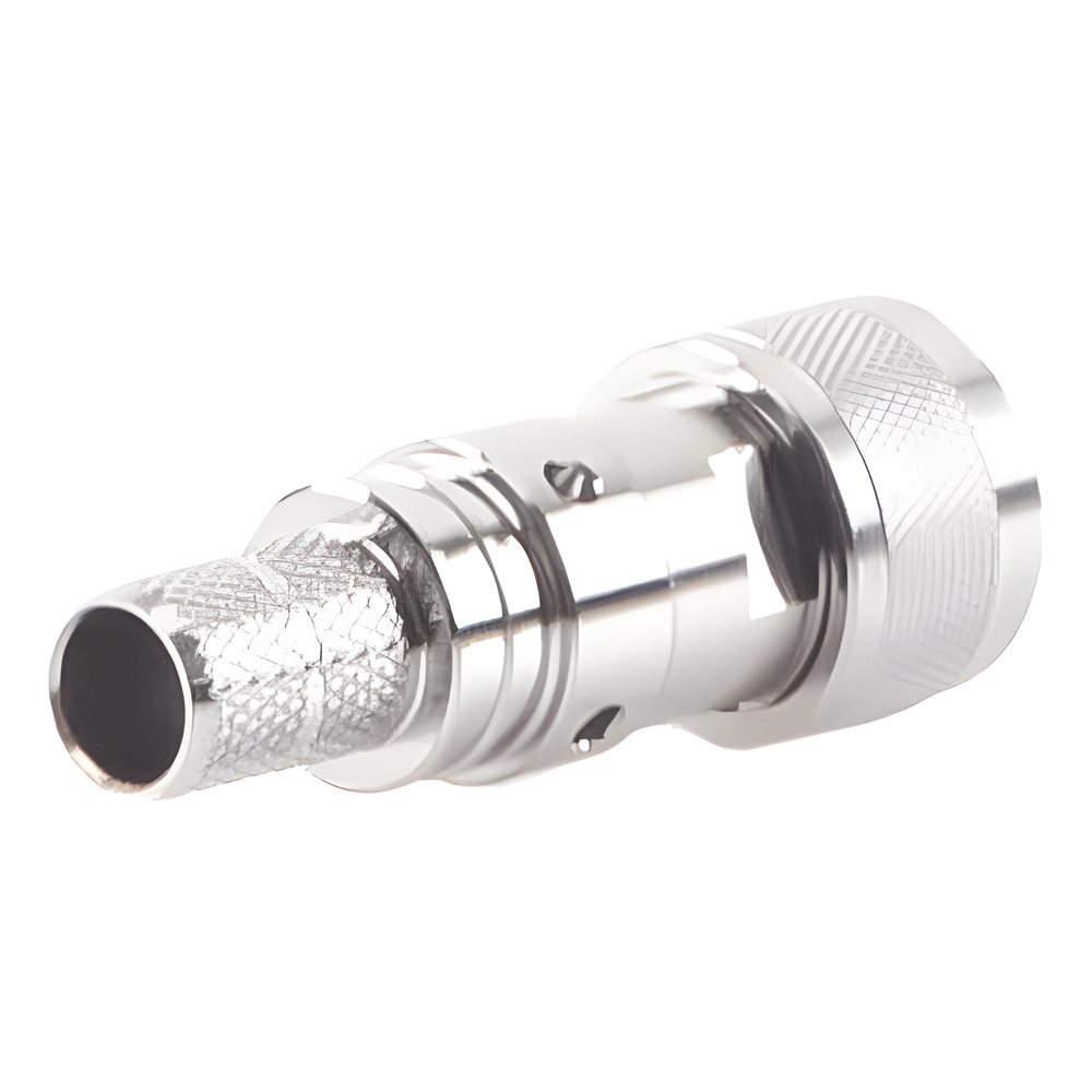 Conector UHF Macho Plegable con Pin Cautivo para cables RG8