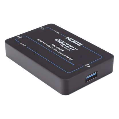 Adaptador de Captura de Video HDMI a USB 3.0 | 4K60 HDMI Entrada | 1080p60 USB Salida | HDCP 2.2 | 18 Gbps Ancho de Banda | Plug and Play |
