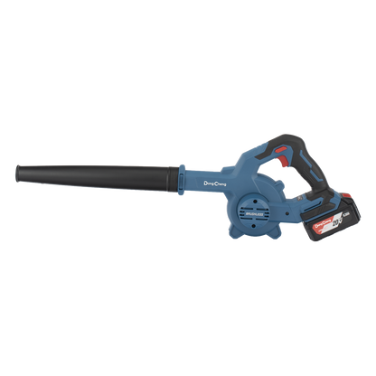 Sopladora Inalámbrica de 20V, Incluye batería de 4.0Ah, Cargador y bolsa Guarda Polvo
