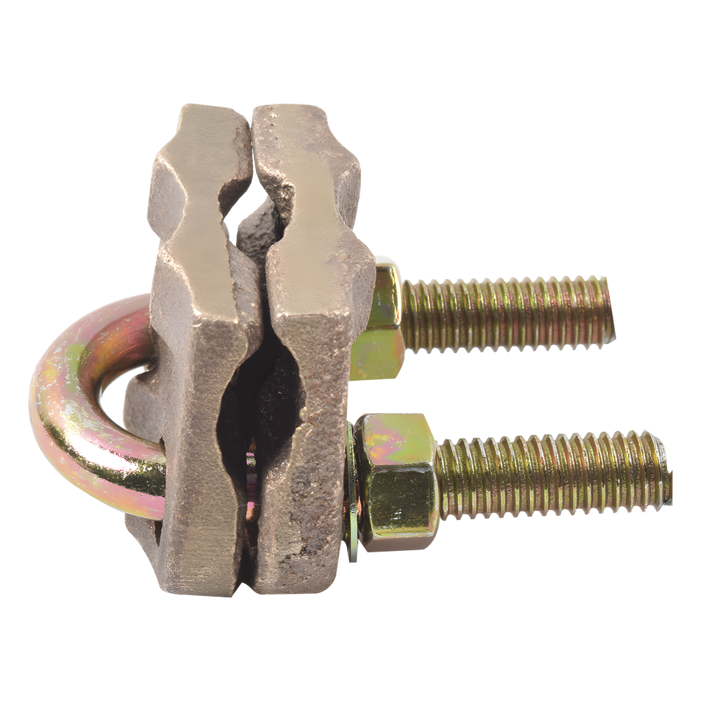 Conector Antivandalico de Varilla 3/4" a Cable Calibre 2/0 (Doble cero) a 350 Kcm.