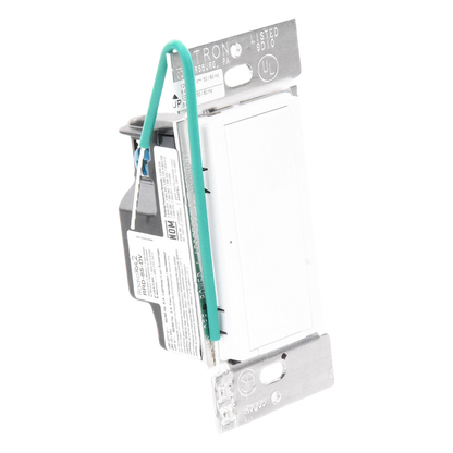 Interruptor de pared on/off para sistema RadioRA 2, doble voltaje 120/277 V, 8 A en iluminación y motores de 1/10 HP (3 A), dos hilos sin cable