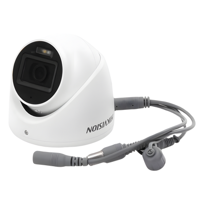 [Dual Light + ColorVu] Turret TURBOHD 3K (5 Megapixel) / Lente 2.8 mm / 30 mts IR + 20 mts Luz Blanca / Gran Angular 104.9° / Exterior IP67