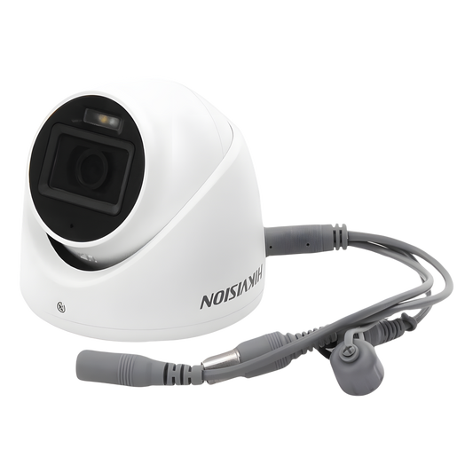 [Dual Light + ColorVu] Turret TURBOHD 3K (5 Megapixel) / Lente 2.8 mm / 30 mts IR + 20 mts Luz Blanca / Gran Angular 104.9° / Exterior IP67