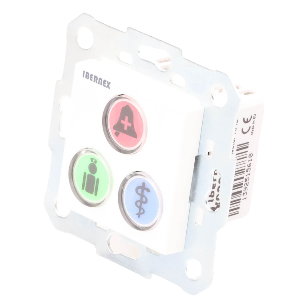 Modulo de 3 Botones iluminados con Lector RFID 125 KHz / Alarma / Cancelar y Código Azul / BUS RS485 / Compatible con NX0019/B, NX1021 y NX0015