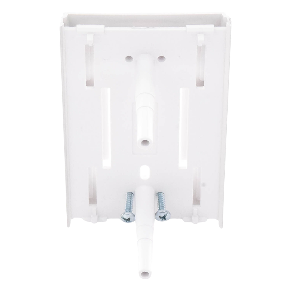 Soporte y tapa universal color blanco de PVC auto extinguible, para canaleta TEK100 (5595-10001)