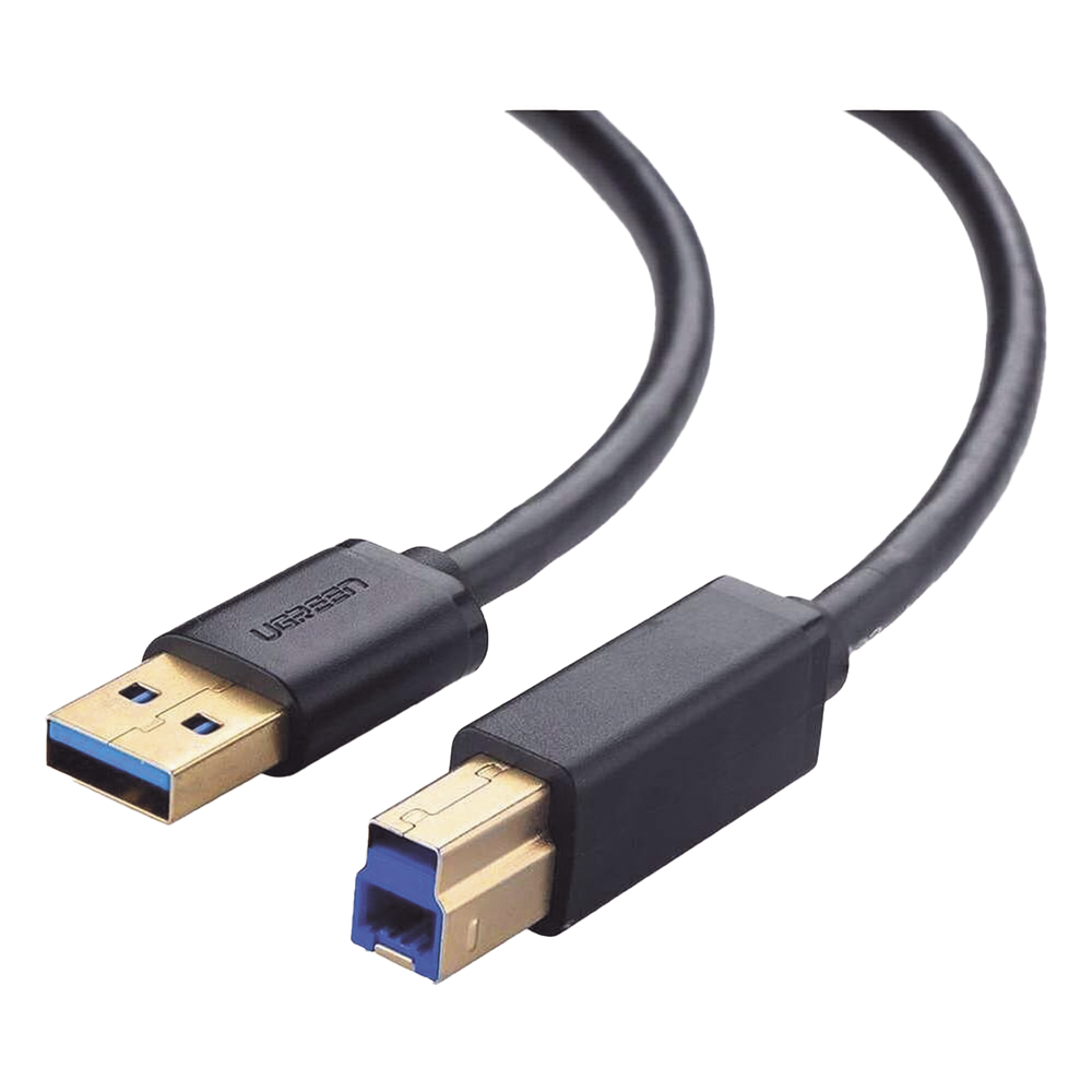 Cable USB-A 3.0 macho a USB-B macho / Ideal para Impresora, Escáner, Pianos, Barras de sonido, etc. / Plug & Play / Compatibilidad Universal / 2