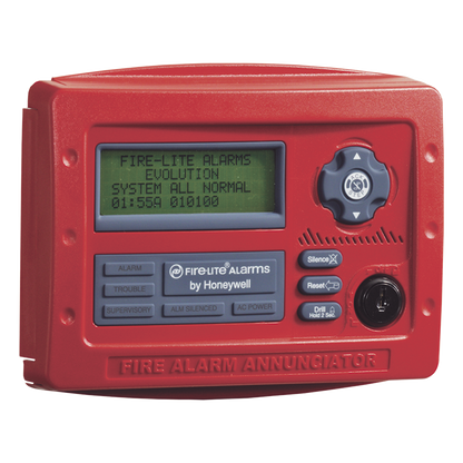 Anunciador remoto LCD de 80 caracteres para paneles de detección de incendio direccionables