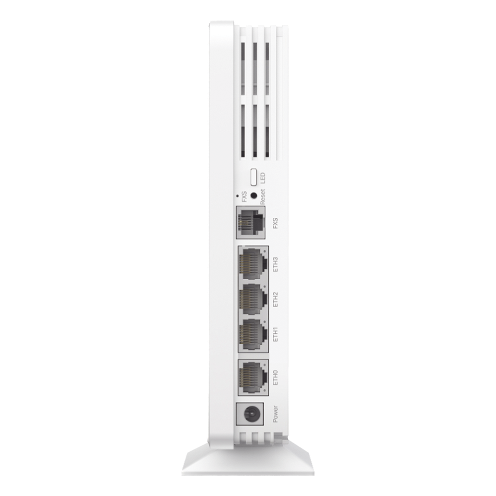 Punto de Acceso GPON Omada / WiFi 6 AX1800 / 1 puerto GPON / 1 Puerto FXS / 4 Puertos 10/100/1000 RJ45 / Wi-Fi 6 AX1800 / Mesh Omada / Configuración