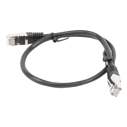 Cable de Parcheo FTP Cat5e - 0.5 Metros (1.64 Pies) - Negro