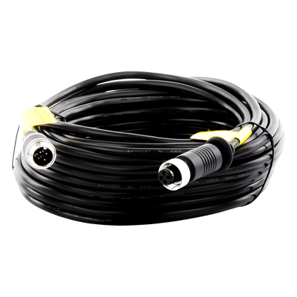 Cable Extensor de Vídeo y Audio de 14 Metros / Conector Tipo Aviación / Compatible con Cámara TURBO Móvil HIKVISION