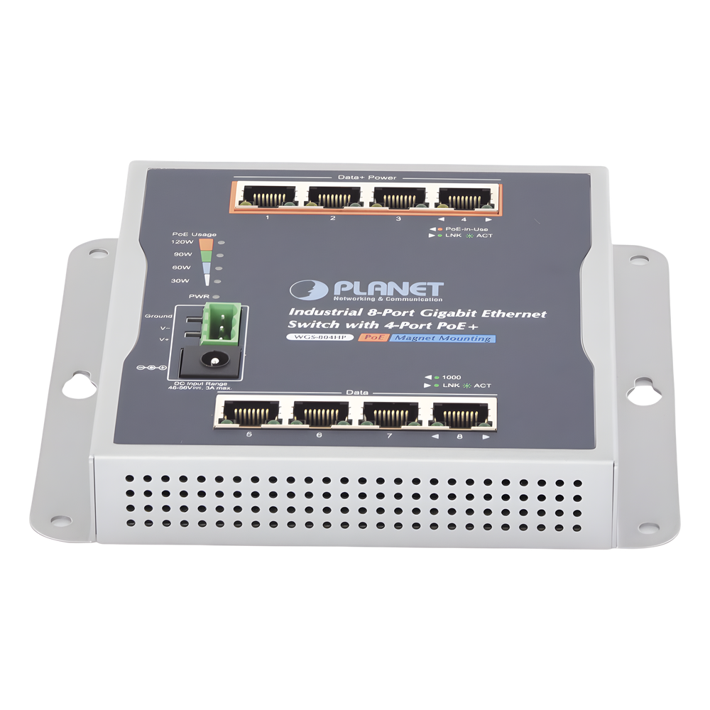 【20%値下】PLANET WGS-804HP PoE Switch Switch Industrial No Administrable, Múltiple Montaje… | PLANET