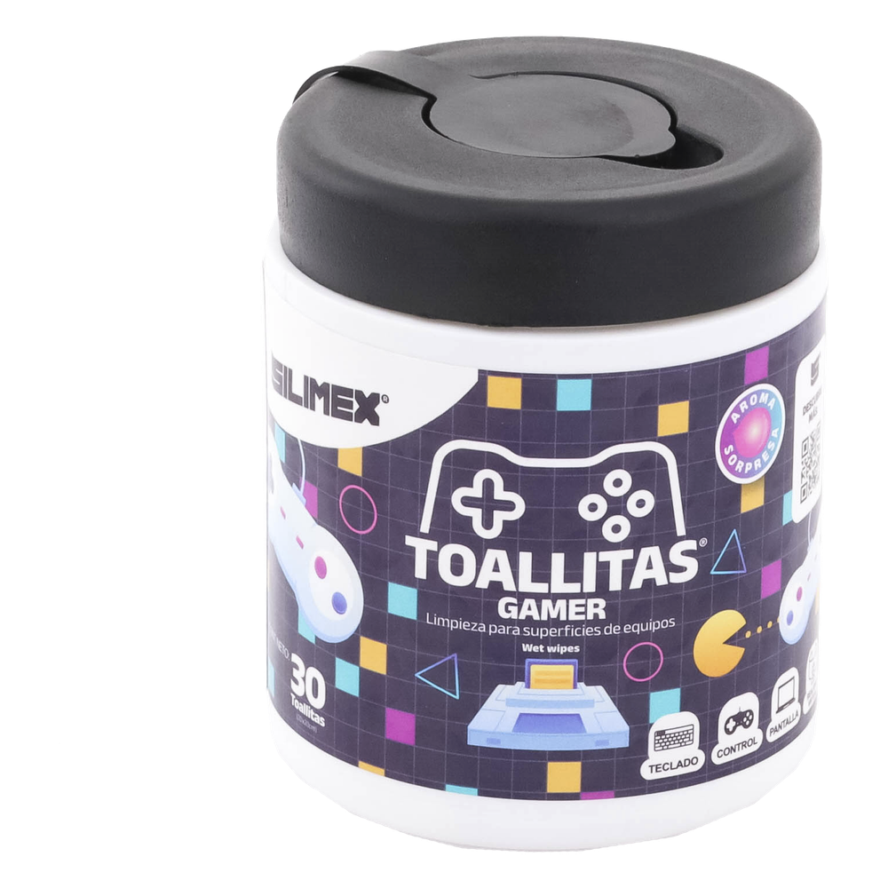 Toallitas Gamers, Excelente Opción Para Gamers Que Buscan Mantener Sus Consolas y Accesorios en Perfecto Estado, Libres de Suciedad y Protegidos