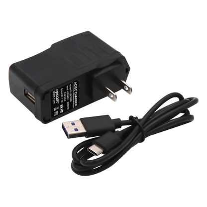 Adaptador de pared de 5 Vcc, @ 3 A con micro-USB tipo C