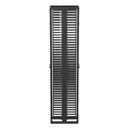 Organizador Vertical PatchRunner™, Doble (Frontal y Posterior), Para Rack Abierto de 45 Unidades, 10in de Ancho, Color Negro